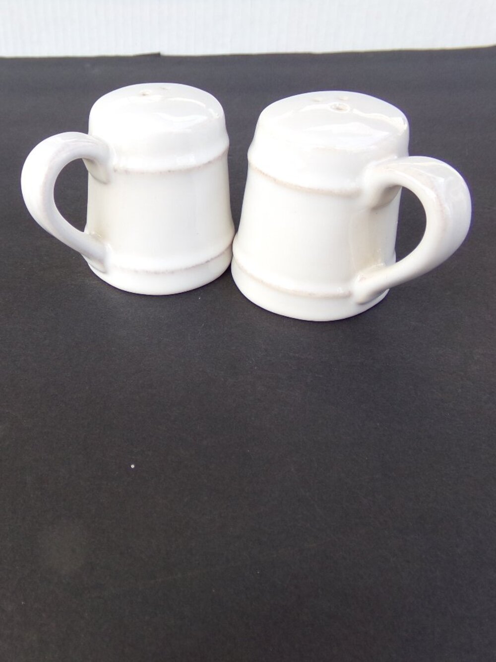 Pottery Barn Ceramic Salt And Pepper Shakers Portugal